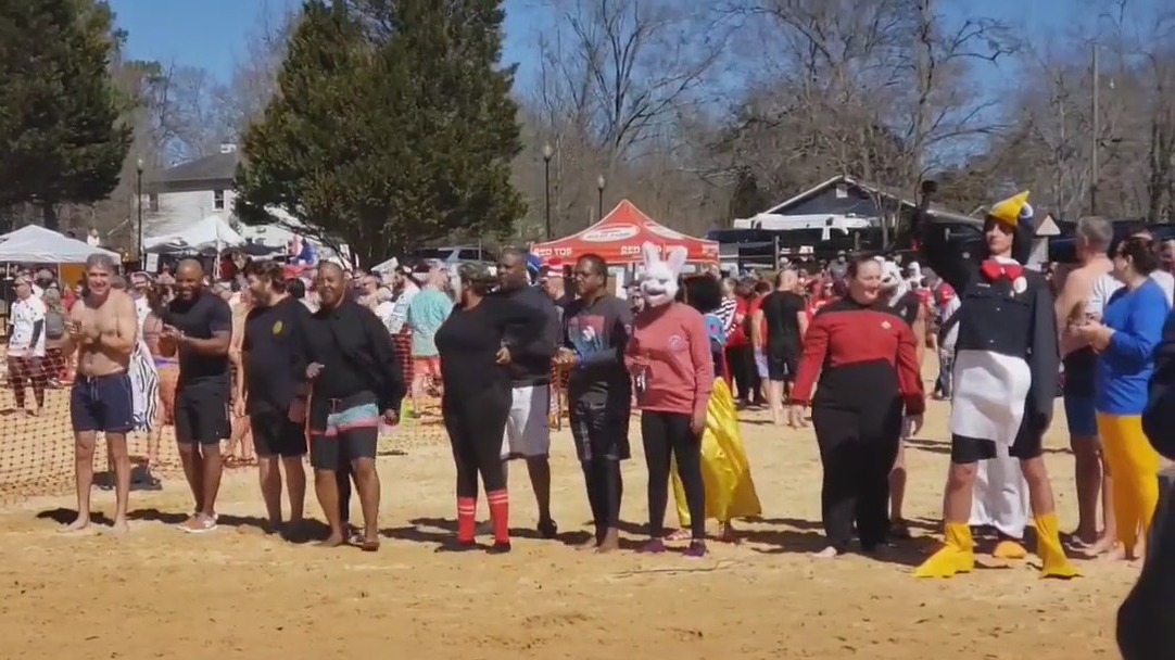 Annual Polar Plunge at Lake Acworth