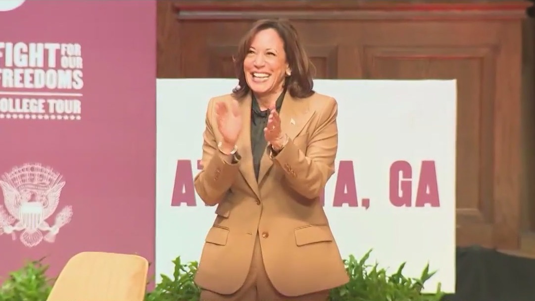 VP Harris visits Morehouse College with hopeful message
