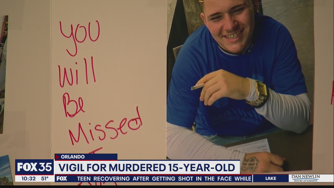 Vigil held for 15-year-old shot and killed