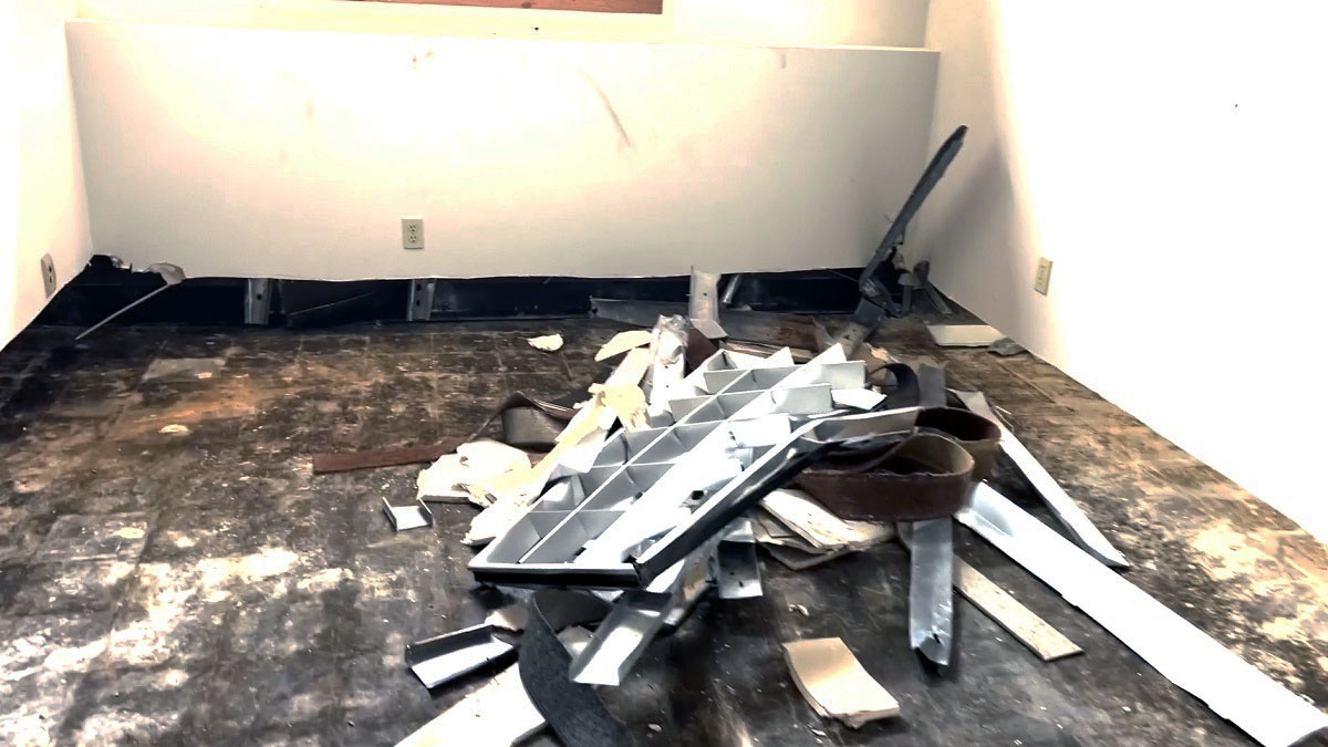 Inside the Roof Depot: Raw video