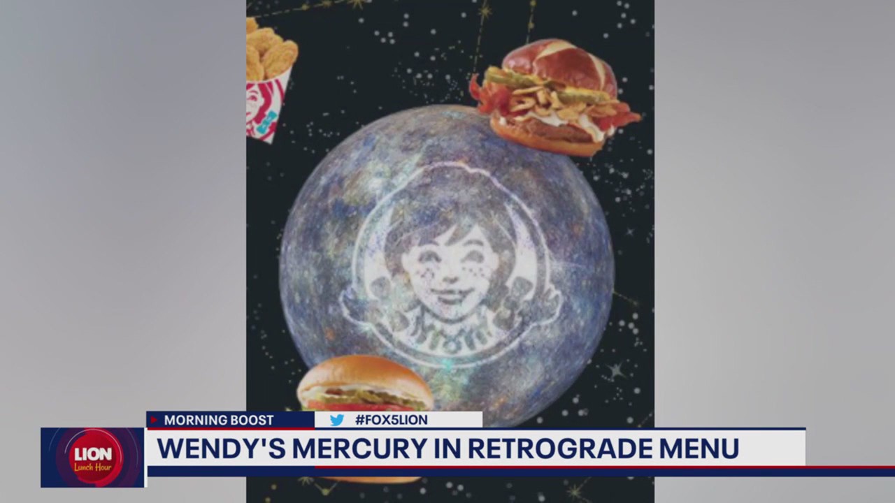 Wendy's Mercury in retrograde menu