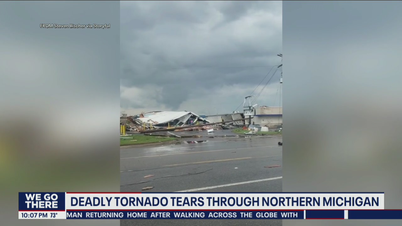 Deadly tornado tears through Northern Michigan