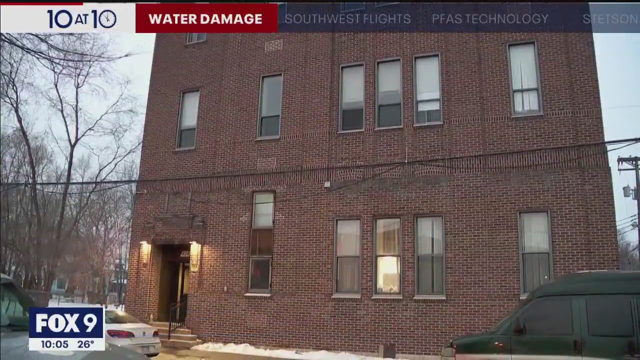 Pipe bursts, flooding Minneapolis apartment building and displacing 21 families