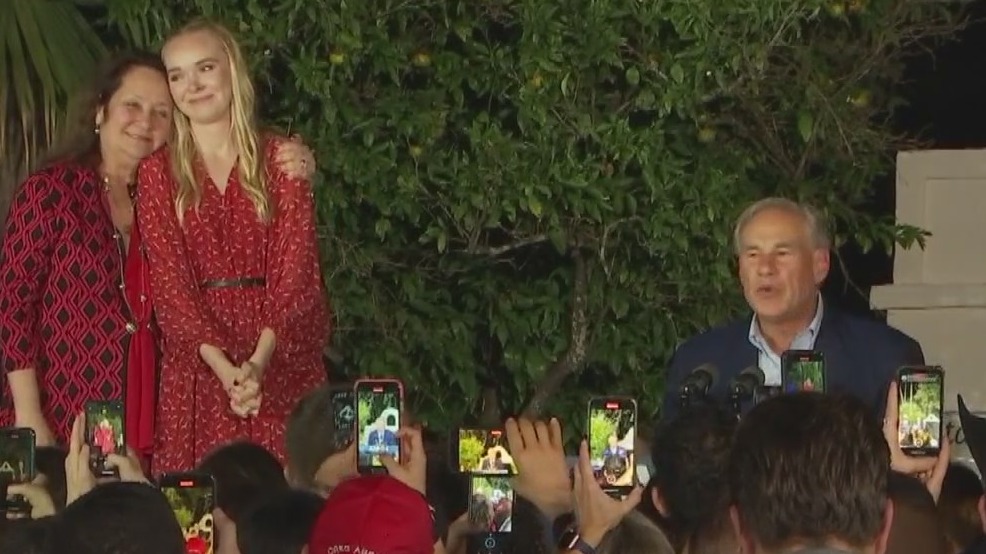 Texas Governor Abbott celebrates reelection in McAllen