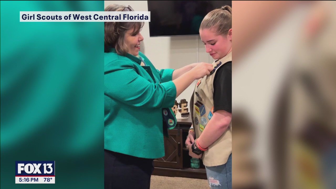 Citrus County Girl Scout saves child's life