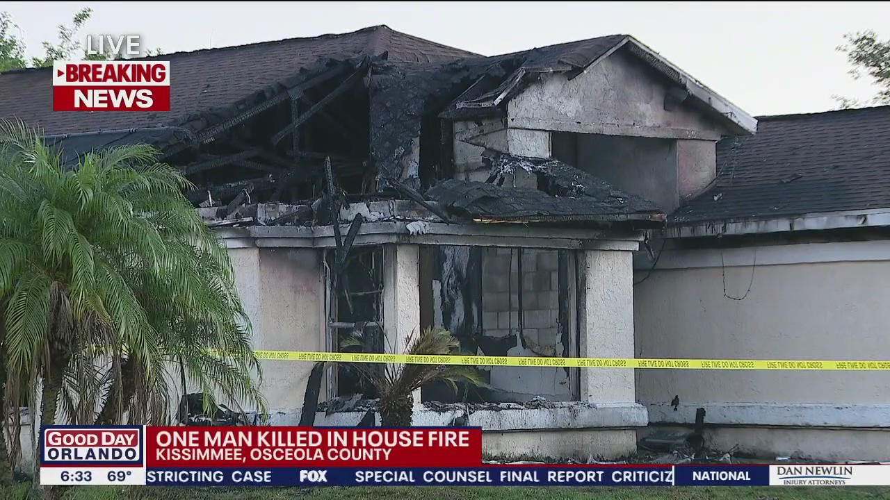 Man killed in Kissimmee house fire