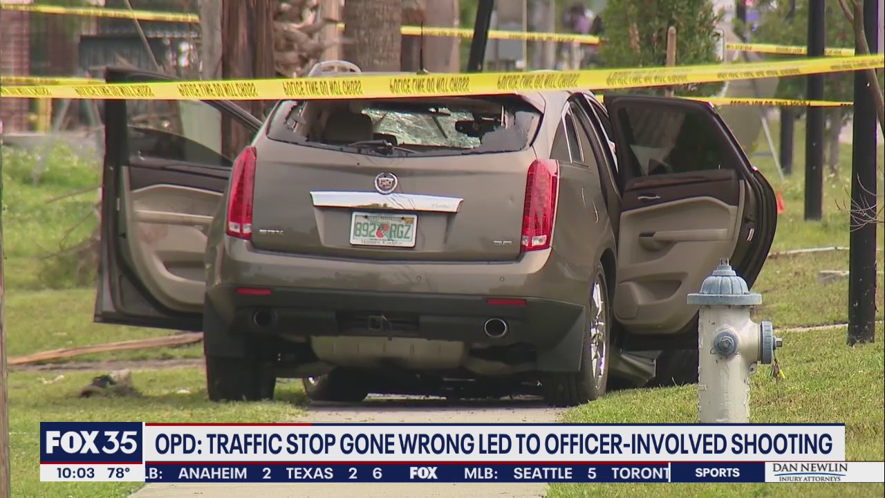 Traffic stop gone wrong led to shooting involving Orlando police officers