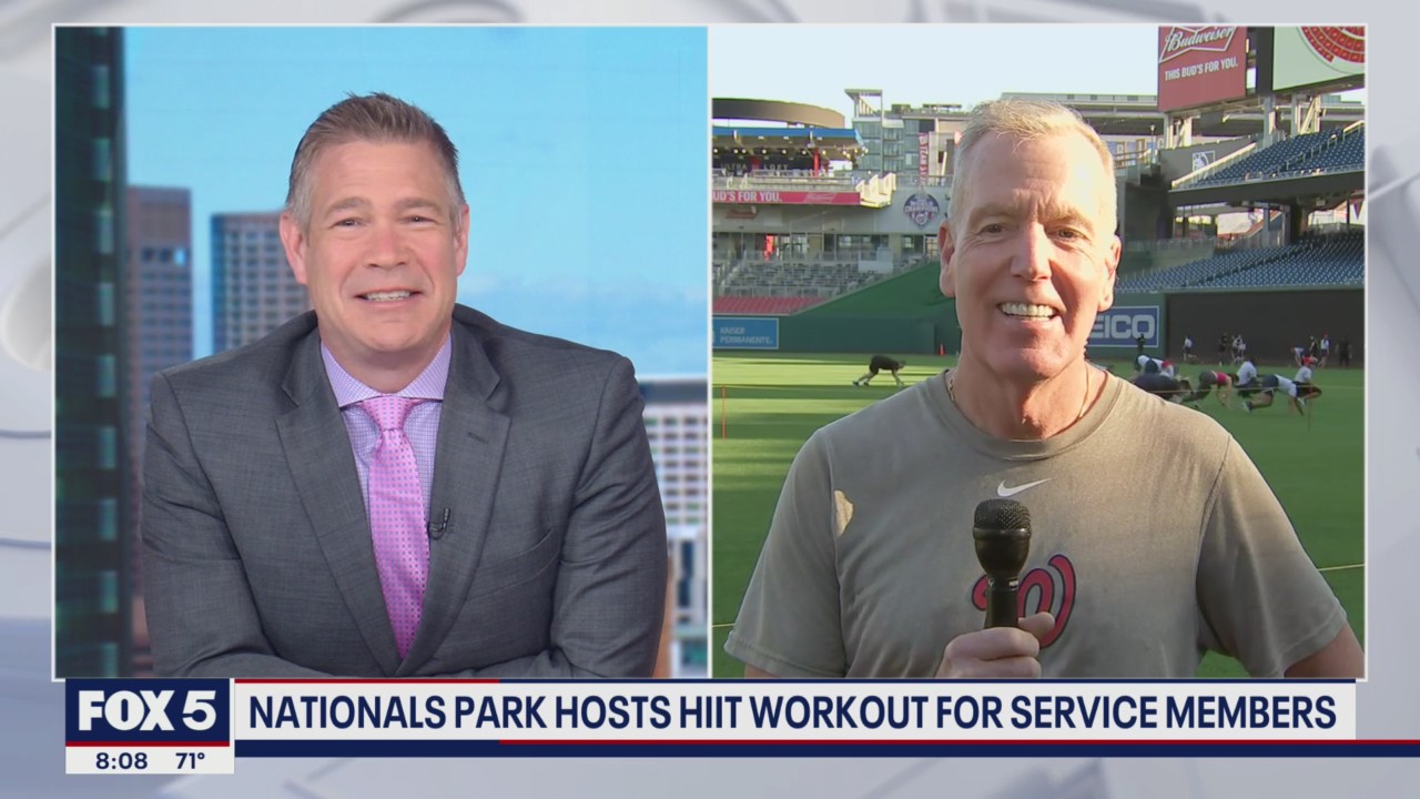 Nats Park hosts HIIT workout for service members