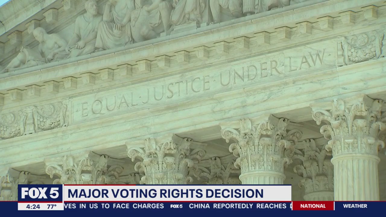 Supreme Court rules in favor of Black Alabama voters in defense of Voting Rights Act