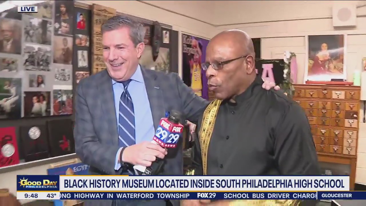 South Philadelphia High School's Black History museum