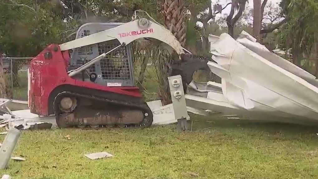 Cleanup begins after Florida tornado touches down during weekend storm