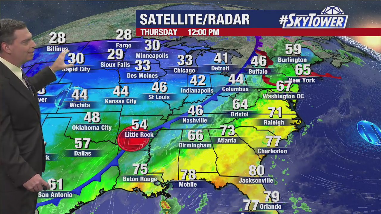 Thursday afternoon forecast