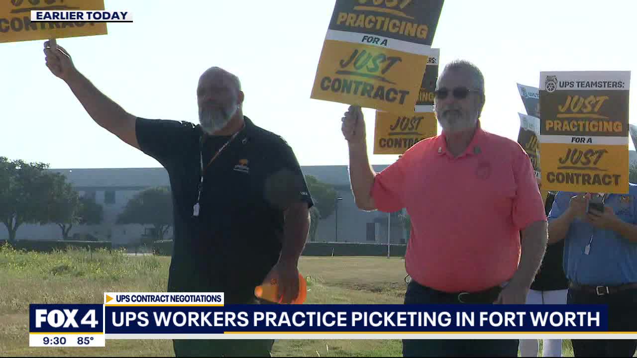 UPS workers in North Texas prepare to strike