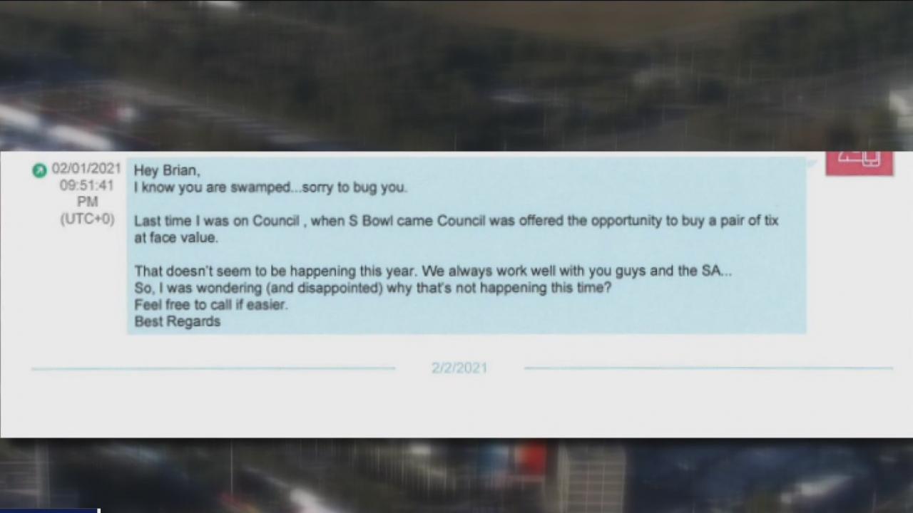Texts revealed in councilmember inquiry