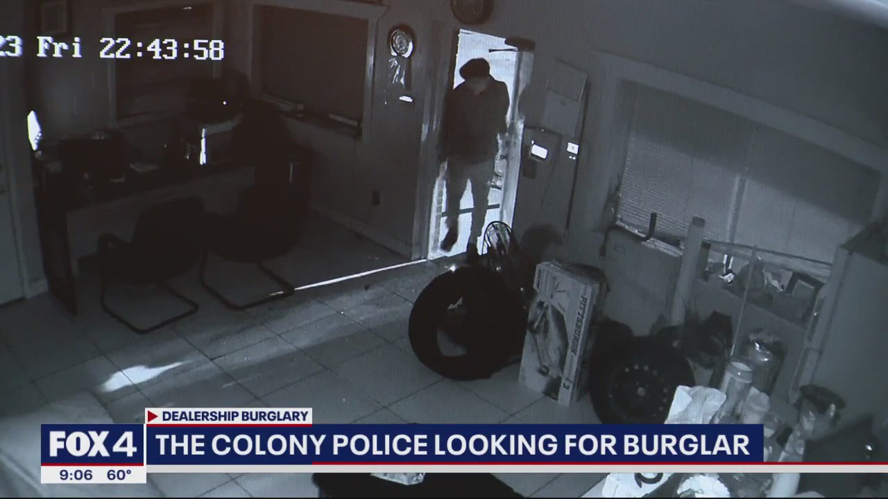 Police search for man who broke into car lot