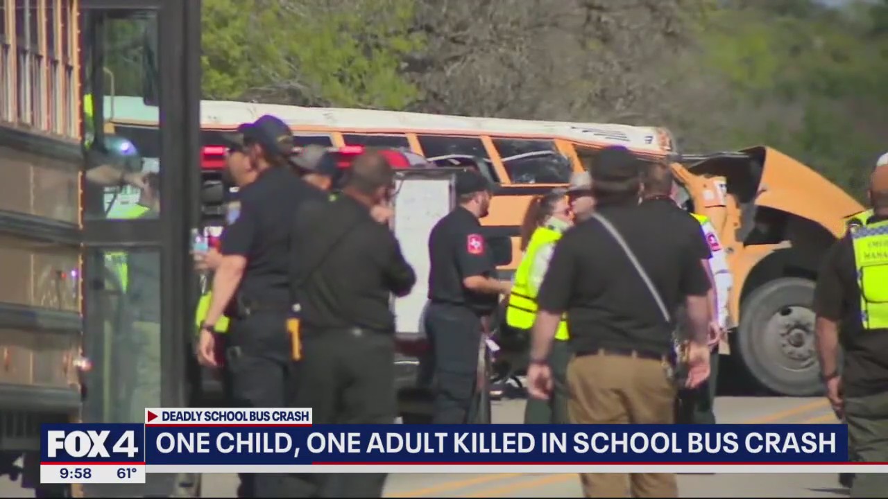 Child, adult killed in Central Texas bus crash