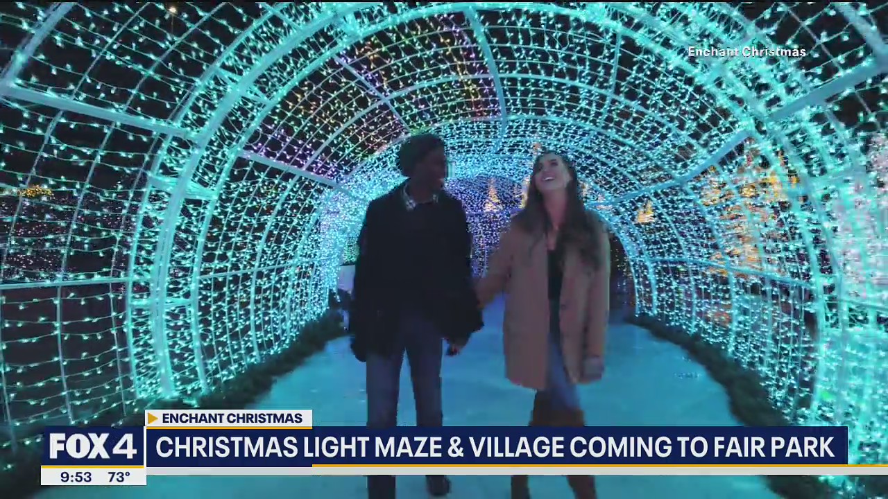 Enchant Christmas light maze and village coming to Fair Park