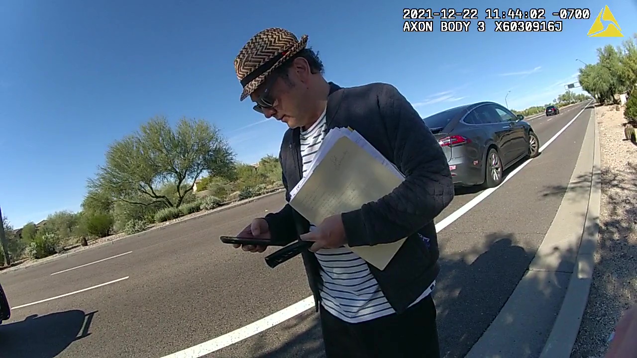 Rob Schneider body cam footage released by Scottsdale PD