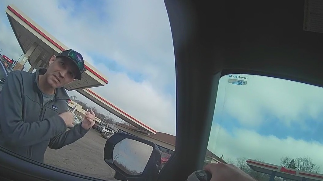 Car stolen with kids inside bodycam video