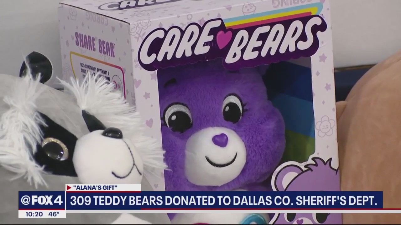300+ Teddy bears donated to Dallas Co. Sheriff's Department