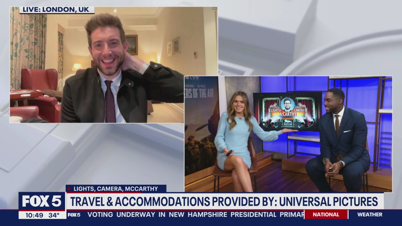 FOX 5's Kevin McCarthy talks with cast of 'Masters of the Air,' premiering on Apple TV+ Friday