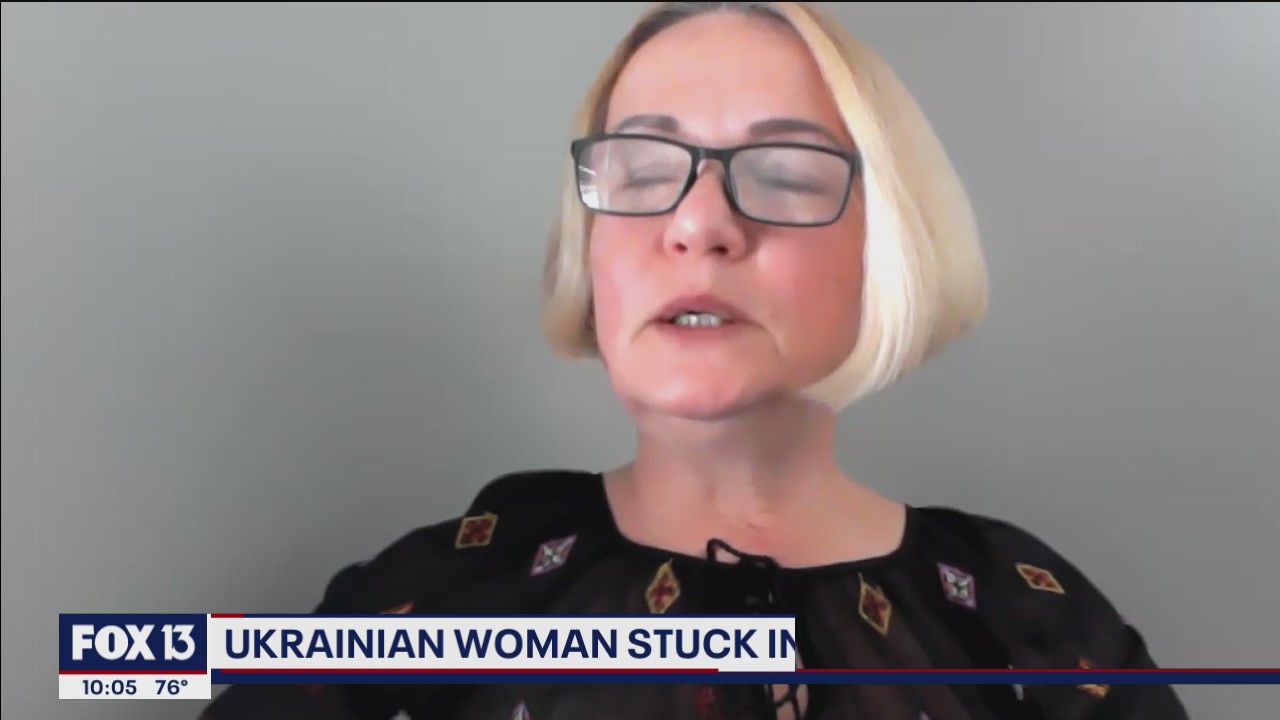 Ukrainian woman stuck in Tampa