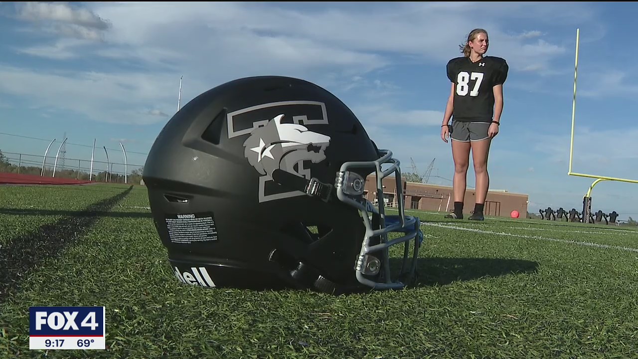 Female kicker to make school history during Mansfield ISD's Timberview HS playoff game