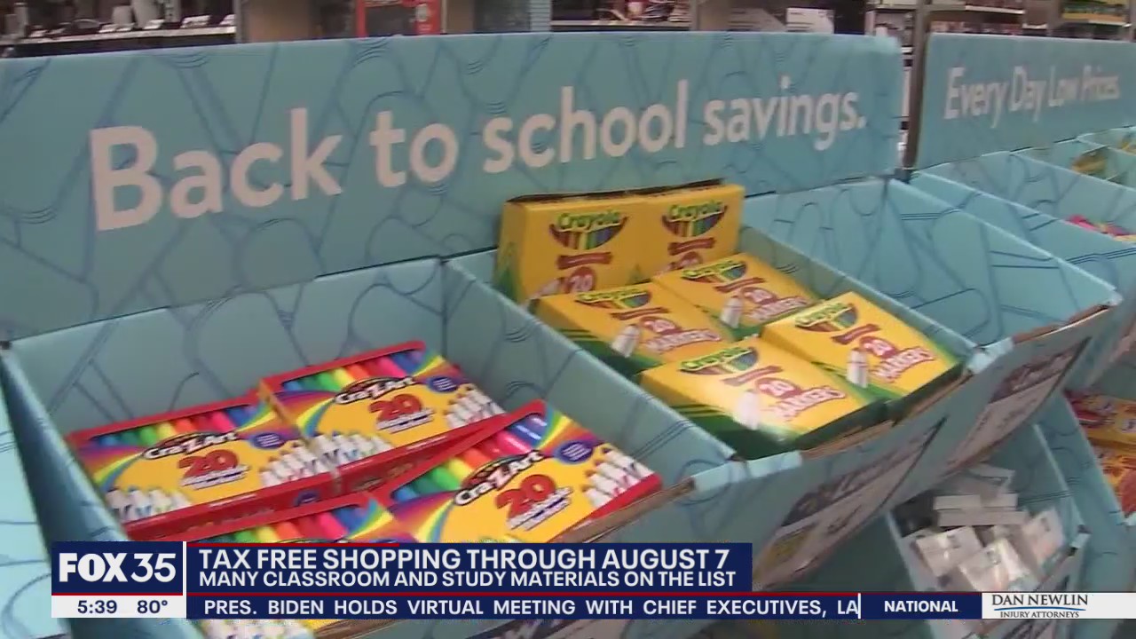 Tax-free holiday begins in Florida ahead of back to school