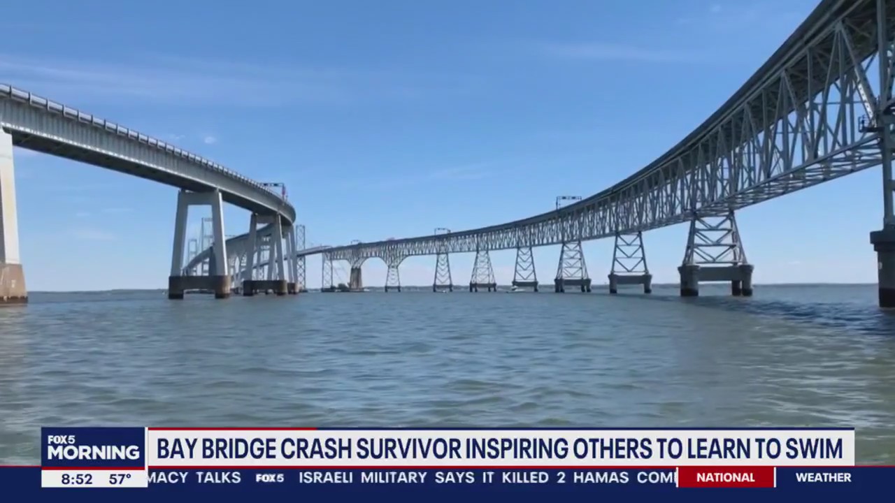 Bay Bridge crash survivor inspires others to learn how to swim