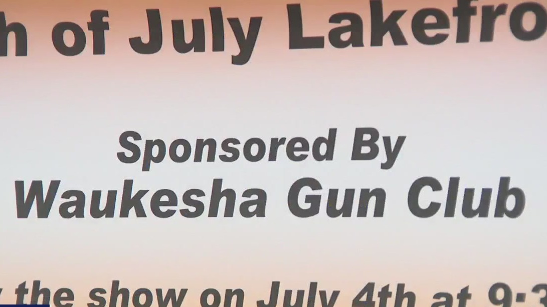 Pewaukee fireworks; 2023 display saved by Waukesha Gun Club donation