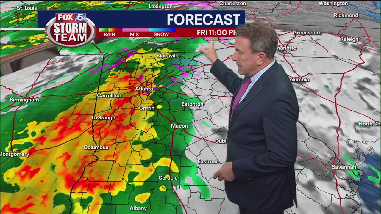 Thursday afternoon forecast