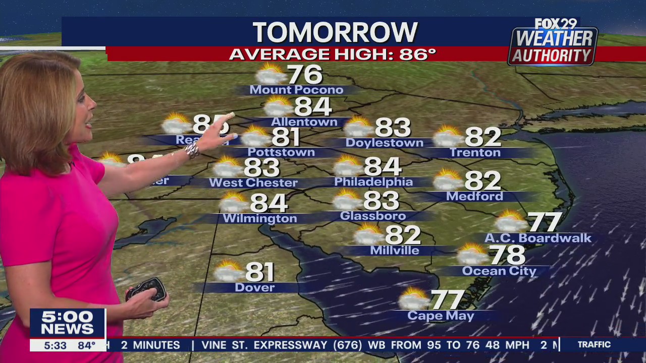 Weather Authority: Monday, 5 p.m. update