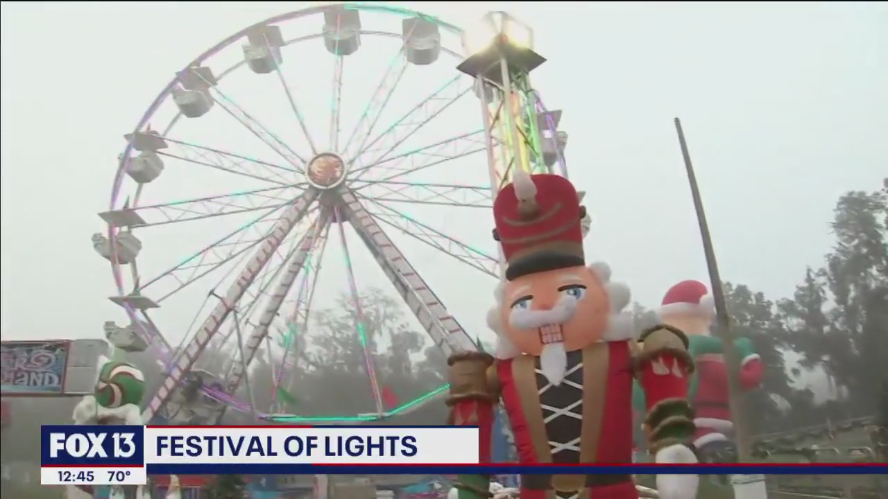 Drive through miles of lights at Tampa Bay's Festival of Lights Flipboard