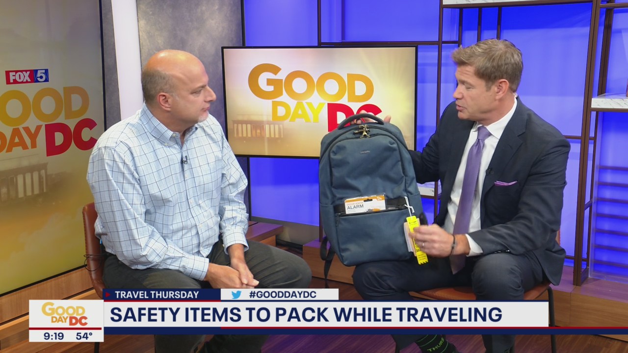 Safety items to pack while traveling