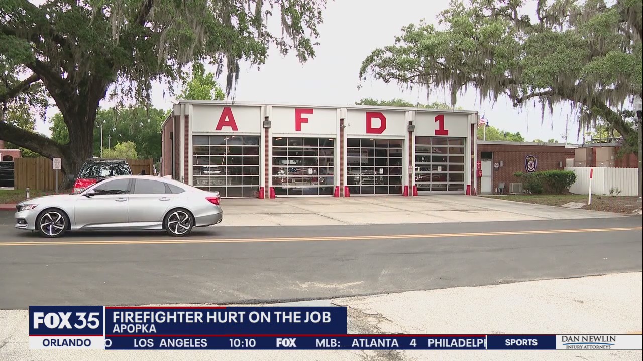 Apopka firefighter injured on the job