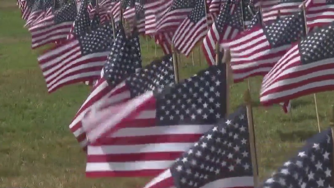 Flags in Round Rock honor 9/11 victims