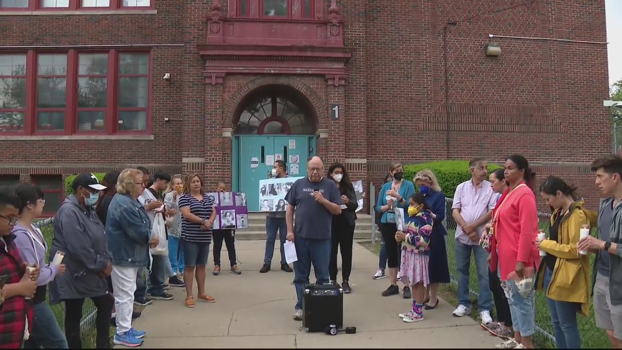 Southwest Detroit vigil honors victims of Uvalde, Texas shooting