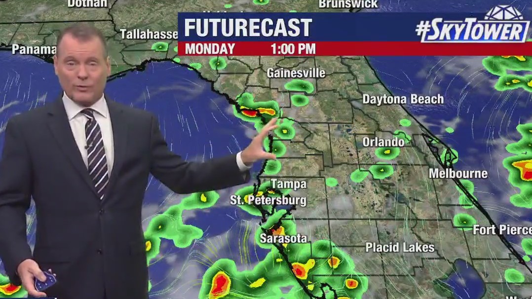 Monday morning forecast