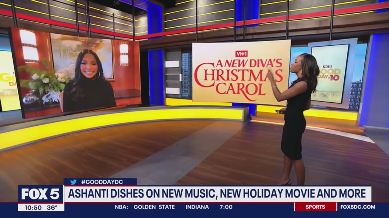 Ashanti dishes on new music, holiday movie and more