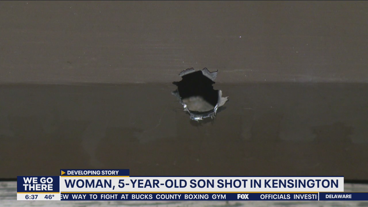 Mother, 5-year-old son struck by same bullet after gunmen open fire on Philadelphia home