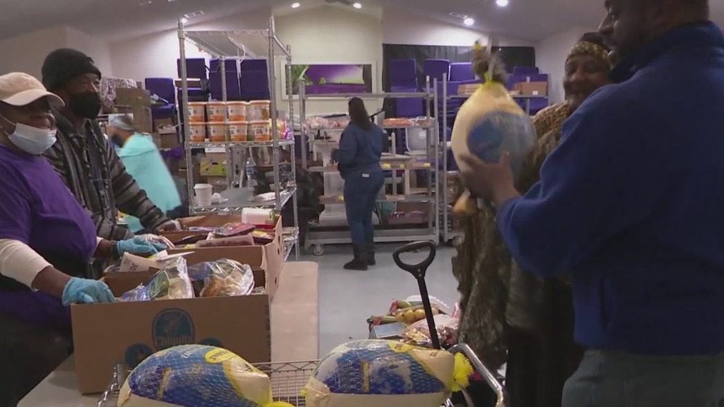 Phi Beta Sigma Fraternity turkey giveaway