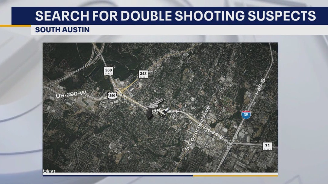 Austin double shooting suspects at-large