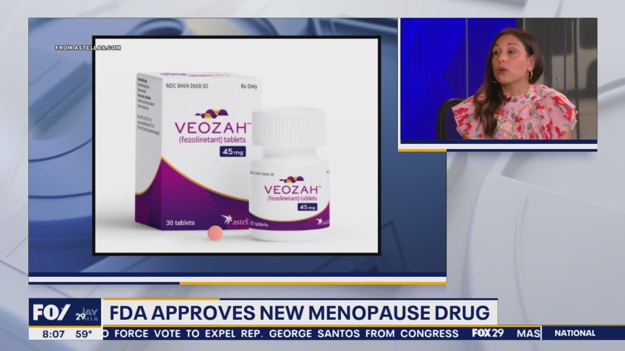 FDA approves new menopause drug