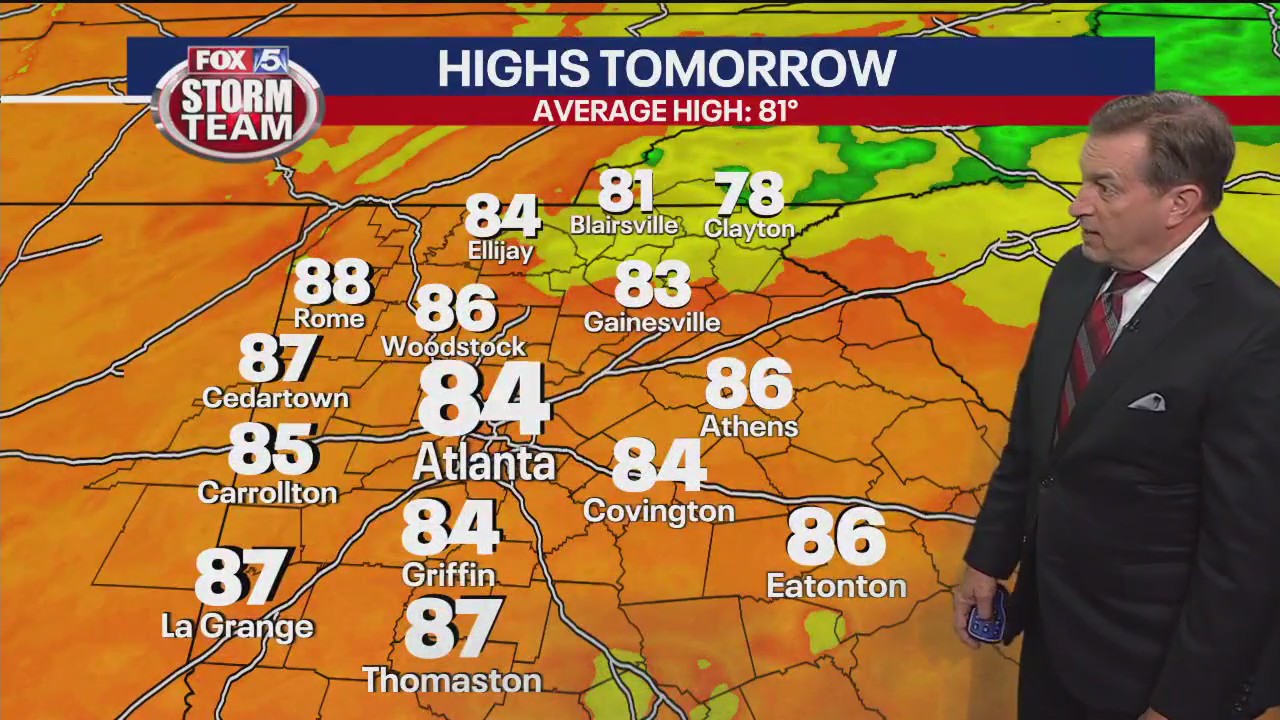 Monday night forecast