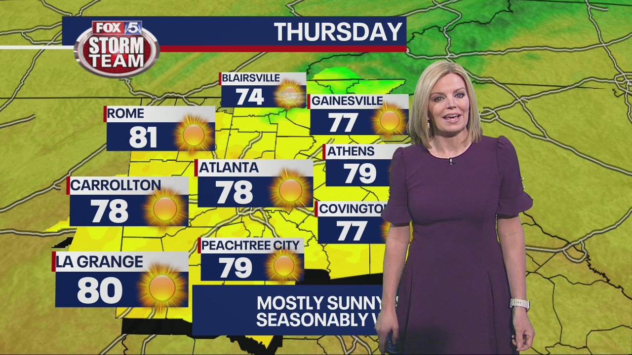 Thursday morning weather forecast