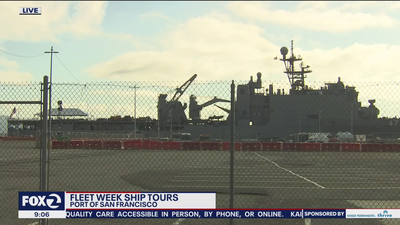 Fleet Week ship tours in San Francisco