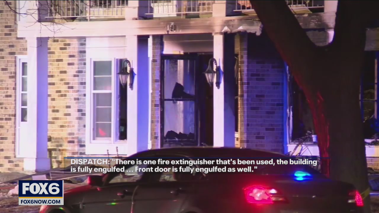 Waukesha apartment fire; 1 dead, 4 injured