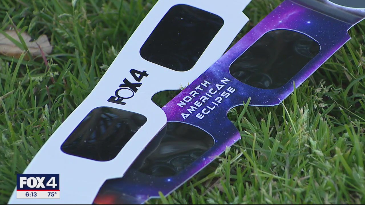 NASA set up at Dallas Arboretum ahead of eclipse