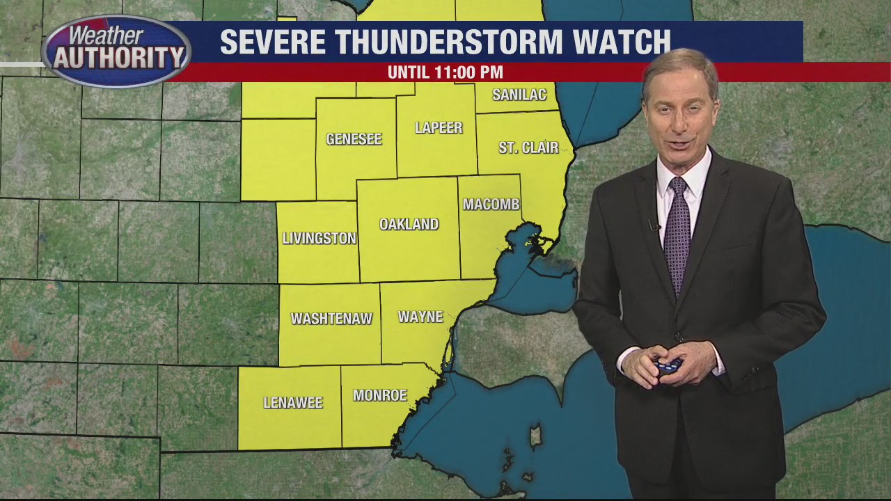 Heavy storms roll through SE Michigan