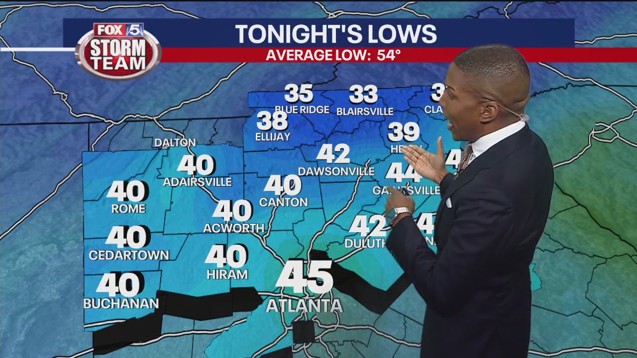 Monday afternoon forecast
